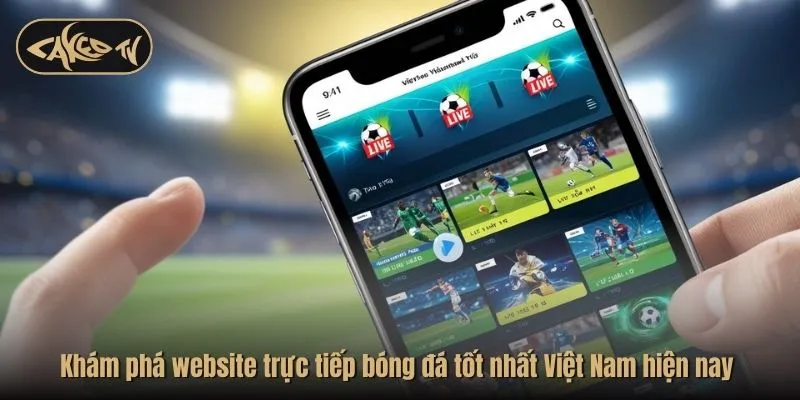 Khám phá website trực tiếp bóng đá tốt nhất Việt Nam hiện nay 